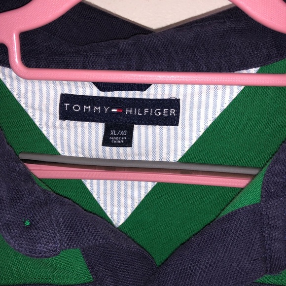 Tommy hilfiger green blue polo box logo - Picture 3 of 3